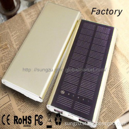 10000mah Emergency universal solar charger for iphone mobile